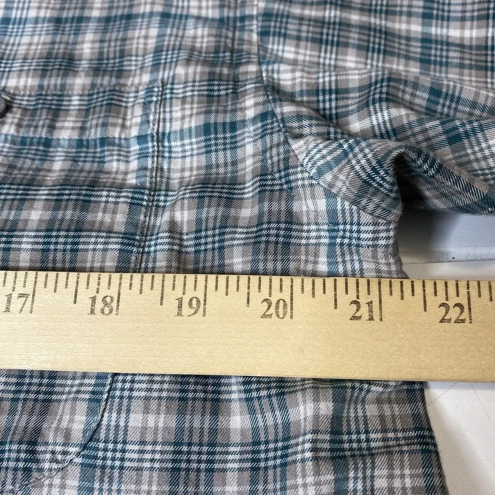Patagonia‎ Fjord Flannel Long Sleeve Button Up Shirt Mens Size M